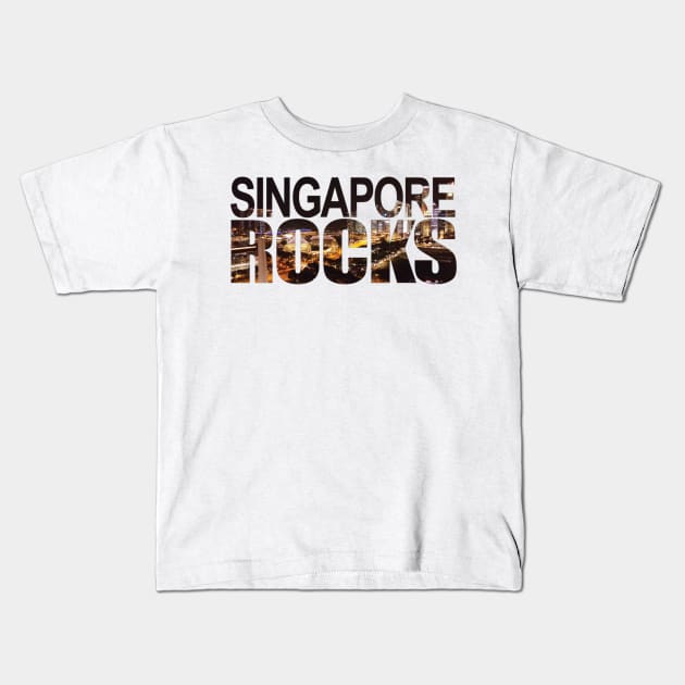 Singapore Rocks Kids T-Shirt by RCLWOW